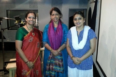 making tunes with the nightingale Kavitha Krishnamuthy ji along with the dashing Malavika Avinash