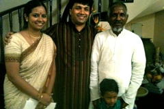 With the legend Ilayaraja sir