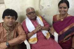 With Mridangam legend Shri T K Murthy